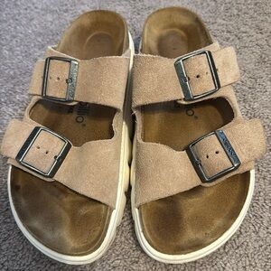 Birkenstock Arizona chunky size 37 in warm sand